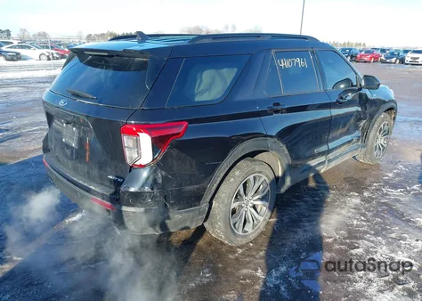 2022 Ford Explorer St-Line z USA, uszkodzony, nr VIN 1FMSK8KH7NGA96238